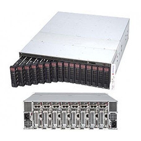 Supermicro SYS-5038MR-H8TRF sistema barebone per server Intel® C612 LGA 2011 (Socket R) Armadio (3U) Nero (SYS-5038MR-H8TRF)