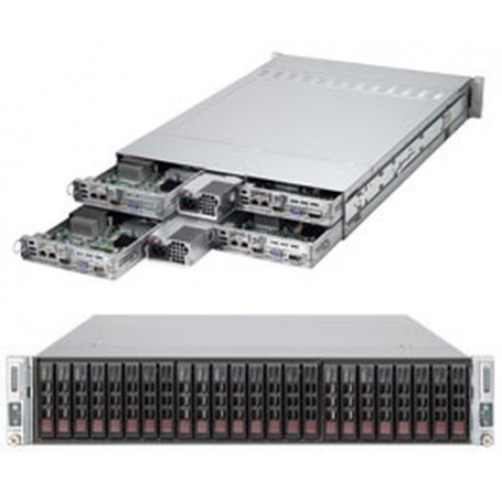 Supermicro SuperServer 2027TR-H70QRF Intel® C602 LGA 2011 (Socket R) Armadio (2U) Nero (SYS-2027TR-H70QRF)