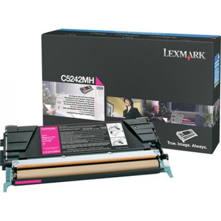 Lexmark Magenta High Yield Toner Cartridge for C524 cartuccia toner Originale (C5242MH)
