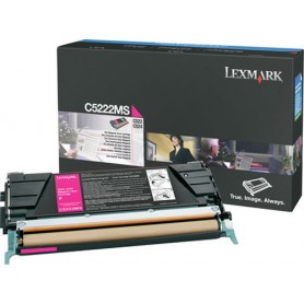 Lexmark Magenta Toner Cartridge for C52x cartuccia toner Originale (00C5222MS)
