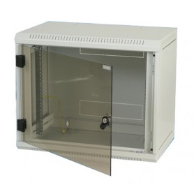 Triton Delta B4S 19" Rack Wall-mount 18U/400 glass door Da parete Grigio (RBA-18-AS4-CAX-A1)