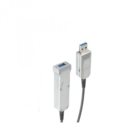 shiverpeaks BS30-35485 cavo USB 30 m USB 3.2 Gen 1 (3.1 Gen 1) USB A USB A/Micro-USB B Nero, Argento (BS30-35485)