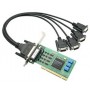 Moxa CP-114UL-I-DB9M scheda di interfaccia e adattatore (CP-114UL-I-DB9M)
