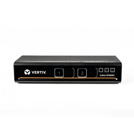 Vertiv Avocent SC820H-202 switch per keyboard-video-mouse (kvm) Montaggio rack Nero (SC820H-202)
