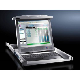 Rittal DK 9055.412 console a rack 43,2 cm (17") 1280 x 1024 Pixel Grigio 1U (9055412)
