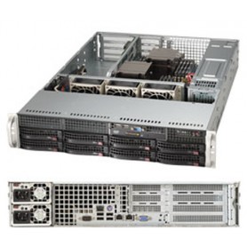 Supermicro Superserver 6027B-URF Intel® C602 LGA 1356 (Presa B2) Armadio (2U) Nero (SYS-6027B-URF)