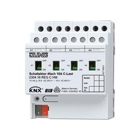 JUNG 2304.16 REGCHM attuatore elettrico Bianco (2304.16REGCHM)