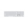 Apple Magic tastiera USB + Bluetooth AZERTY Francese Alluminio, Bianco (MK2C3F/A)