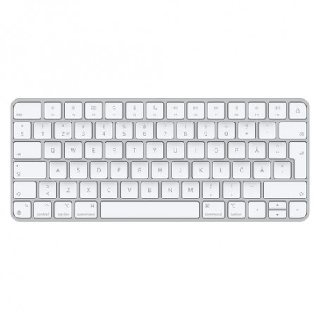 Apple Magic tastiera USB + Bluetooth Finlandese, Svedese Alluminio, Bianco (MK2A3S/A)