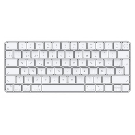 Apple Magic tastiera USB + Bluetooth Spagnolo Alluminio, Bianco (MK293Y/A)
