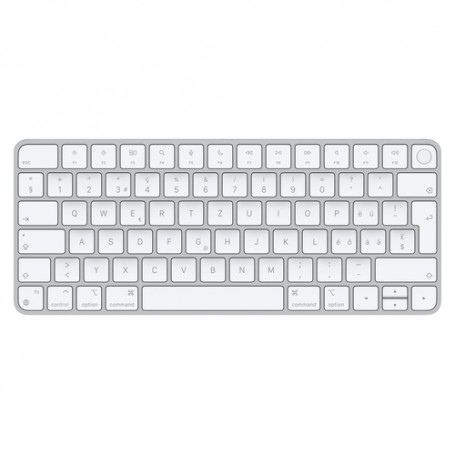 Apple Magic tastiera USB + Bluetooth Svizzere Alluminio, Bianco (MK293SM/A)