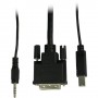 Inter-Tech AS-9104DA switch per keyboard-video-mouse (kvm) Montaggio rack Nero (88887301)