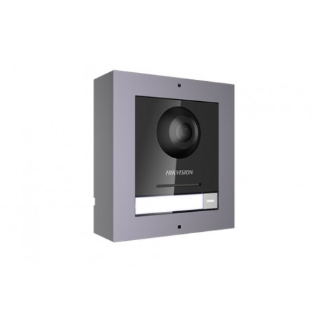 Hikvision Digital Technology DS-KD8003-IME1/Surface sistema per video-citofono 2 MP Nero, Grigio (DS-KD8003-IME1/Surface/EU)