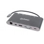 Manhattan 152808 replicatore di porte e docking station per notebook USB 3.2 Gen 1 (3.1 Gen 1) Type-C Argento (152808)