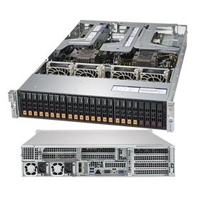 Supermicro SYS-2029UZ-TN20R25M sistema barebone per server Intel® C621 LGA 3647 (Socket P) Armadio (2U) N (SYS-2029UZ-TN20R25M)