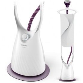Philips GC557/30 stiratrice a vapore Vapore verticale per indumento 1,8 L Porpora, Argento, Bianco (GC557/30)