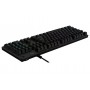 Logitech G G512 CARBON LIGHTSYNC RGB Mechanical Gaming Keyboard with GX Red switches tastiera USB Nordic Carbonio (920-009367)
