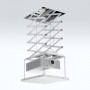 Kindermann 7465000203 supporto per proiettore Soffitto Bianco (7465000203)