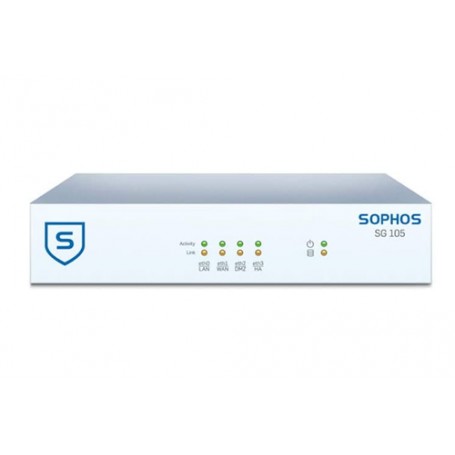 Sophos SG 105 rev.3 firewall (hardware) Desktop 2500 Mbit/s (SP1A23SEK)