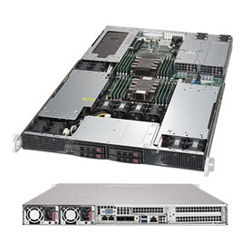 Supermicro SYS-1029GP-TR sistema barebone per server Intel® C621 LGA 3647 (Socket P) Rack (1U) Nero (SYS-1029GP-TR)
