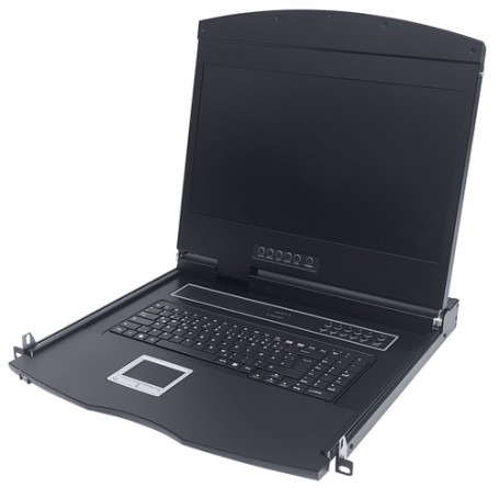 Intellinet 508162 console a rack 48,3 cm (19") 1920 x 1080 Pixel Nero 1U (508162)