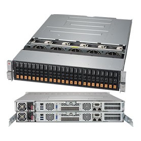 Supermicro SuperStorage 2028R-DN2R24L Intel® C612 LGA 2011 (Socket R) Armadio (2U) Nero (SSG-2028R-DN2R24L)