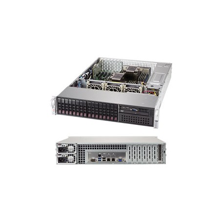 Supermicro SYS-2029P-C1R sistema barebone per server Intel® C621 LGA 3647 (Socket P) Armadio (2U) Nero (SYS-2029P-C1R)