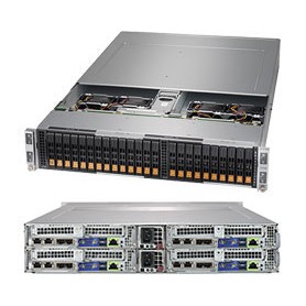 Supermicro SuperServer 2029BT-HNR Intel® C621 LGA 3647 (Socket P) Armadio (2U) Nero (SYS-2029BT-HNR)