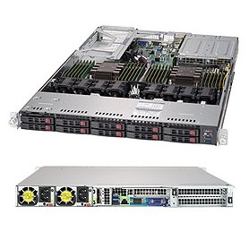 Supermicro SuperServer 1029U-E1CR25M Intel® C621 LGA 3647 (Socket P) Rack (1U) Nero (SYS-1029U-E1CR25M)