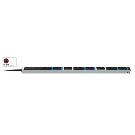 Vertiv Knürr 03.600.824.1 unità di distribuzione dell'energia (PDU) 24 presa(e) AC Grigio (036008241)