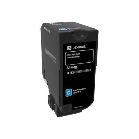 Lexmark CS725 cartuccia toner 1 pz Originale Ciano (74C0H20)