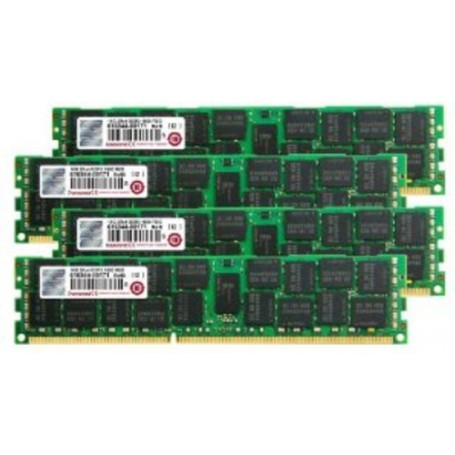 Transcend JetRam 16GB KIT (4GB x 4) memoria 4 x 4 GB DDR3 1333 MHz Data Integrity Check (verifica integrità dati (TS16GJMA533N)