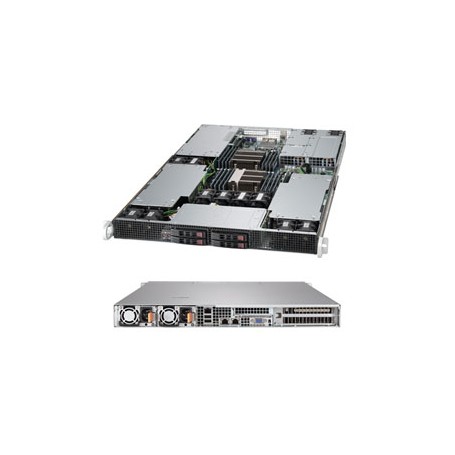 Supermicro SuperServer 1027GR-72R2 Intel® C602 LGA 2011 (Socket R) Rack (1U) Nero (SYS-1027GR-72R2+)