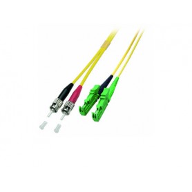 Alcasa 15m E2000-APC/ST cavo a fibre ottiche E-2000 (APC) OS2 Giallo (LW-715EAT)
