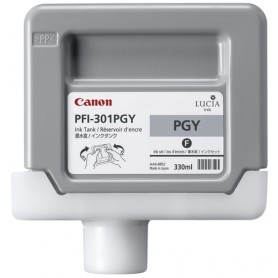 Canon PFI-301PGY Pigment Photo Grey Ink Cartridge cartuccia d'inchiostro 1 pz Originale (1496B001)