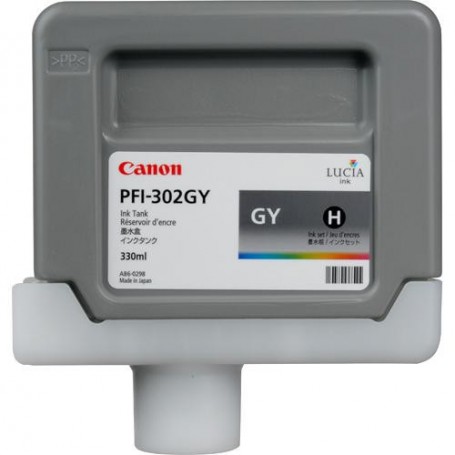 Canon PFI-302GY cartuccia d'inchiostro Originale Grigio (2217B001)