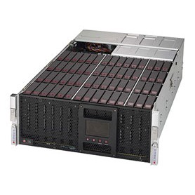 Supermicro SuperStorage 6049P-E1CR60H Intel® C621 LGA 3647 (Socket P) Armadio (4U) Nero (SSG-6049P-E1CR60H)