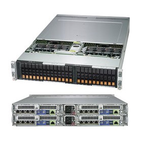 Supermicro SYS-2029BZ-HNR sistema barebone per server Intel® C621 LGA 3647 (Socket P) Armadio (2U) Nero (SYS-2029BZ-HNR)