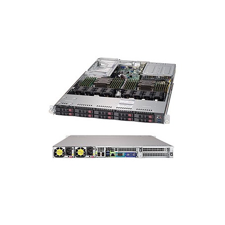 Supermicro SuperServer 1029U-TRTP Intel® C621 LGA 3647 (Socket P) Rack (1U) Nero (SYS-1029U-TRTP)