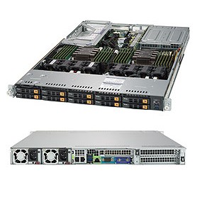Supermicro SuperServer 1029U-TN10RT Intel® C621 LGA 3647 (Socket P) Rack (1U) Nero (SYS-1029U-TN10RT)