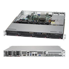 Supermicro SuperServer 5019S-MR-G1585L Intel® C236 BGA1440 Rack (1U) Nero (SYS-5019S-MR-G1585L)