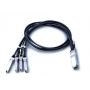Hewlett Packard Enterprise QSFP+ / 4xSFP+ 1m cavo InfiniBand QSFP+ 4 x SFP+ (JH657A)