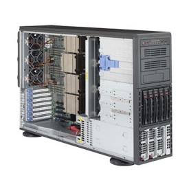 Supermicro 8048B-TR3F Intel® C602J LGA 2011 (Socket R) Armadio (4U) Nero, Grigio (SYS-8048B-TR3F)