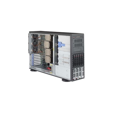 Supermicro 8048B-TR3F Intel® C602J LGA 2011 (Socket R) Armadio (4U) Nero, Grigio (SYS-8048B-TR3F)