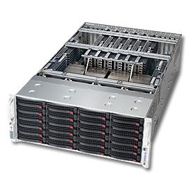 Supermicro SuperServer 8048B-TR4FT Intel® C602J LGA 2011 (Socket R) Armadio (4U) Nero (SYS-8048B-TR4FT)