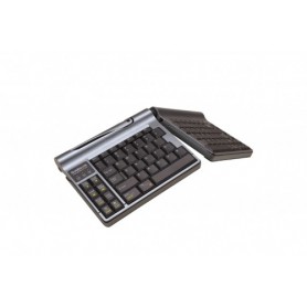 BakkerElkhuizen Goldtouch Travel Go tastiera USB Tedesco Grigio (BNEGTTDE)