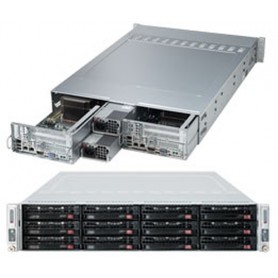 Supermicro SuperServer 6027TR-D70RF Intel® C602 LGA 2011 (Socket R) Armadio (2U) Nero (SYS-6027TR-D70RF)