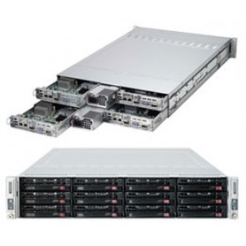 Supermicro SuperServer 6027TR-HTQRF Intel® C602 LGA 2011 (Socket R) Armadio (2U) Nero (SYS-6027TR-HTQRF)