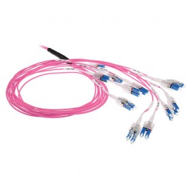 ACT DC5514 cavo a fibre ottiche 90 m LC OM4 Viola (DC5514)