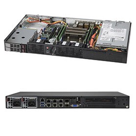 Supermicro SuperServer 5019D-RN8TP Rack (1U) Nero (SYS-5019D-RN8TP)